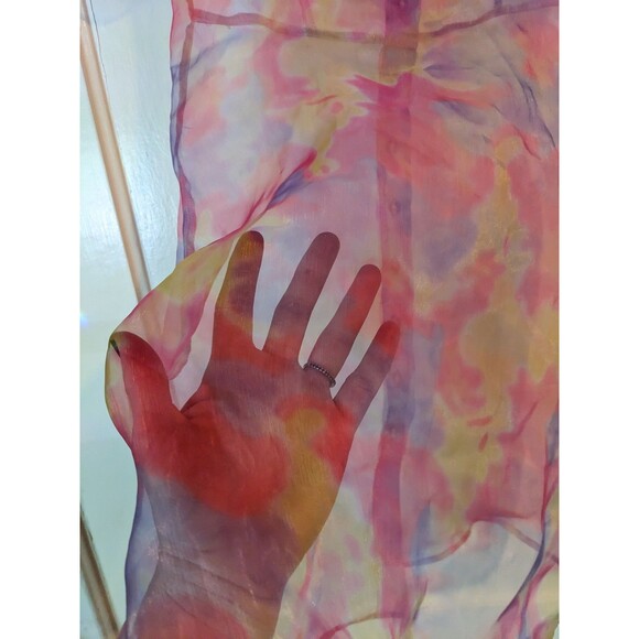 Delia's Sheer Multi Ruffle Top XS Vintage Y2K Prep Punk Fairycore - Picture 5 of 5